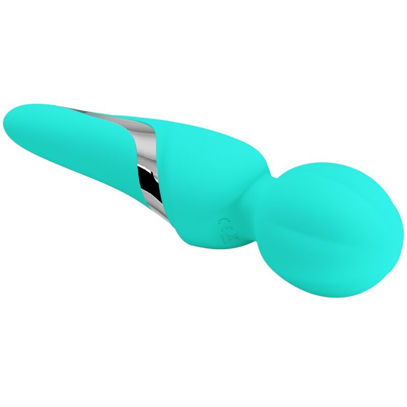 PRETTY LOVE - WALTER VIBRATEUR WAND AQUA VERT PRETTY LOVE FLIRTATION
