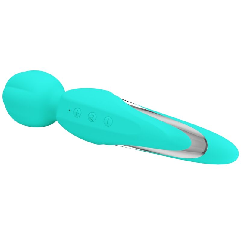 PRETTY LOVE - WALTER VIBRATEUR WAND AQUA VERT PRETTY LOVE FLIRTATION