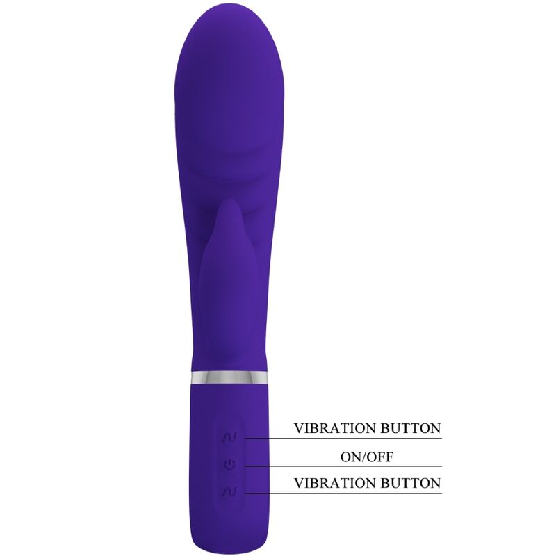 PRETTY LOVE - VIBRATEUR MULTIFONCTION G-SPOT PRESCOTT VIOLET PRETTY LOVE FLIRTATION