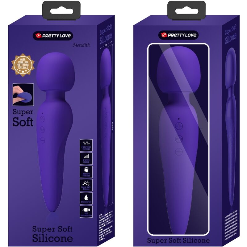 PRETTY LOVE - MASSEUR MEREDITH 12 MODES DE VIBRATION VIOLET PRETTY LOVE SMART