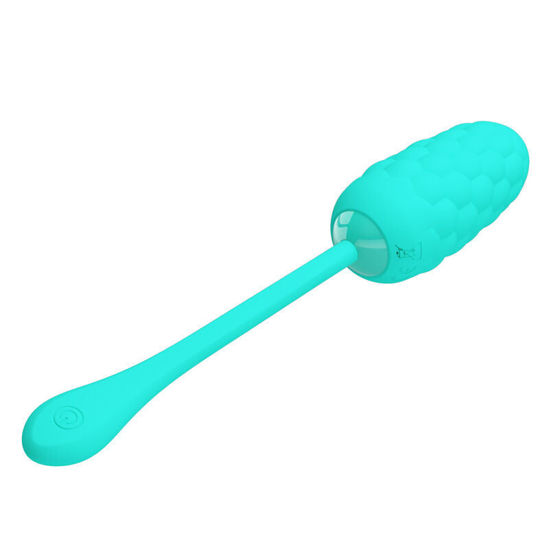 PRETTY LOVE - OEUF VIBRANT  TEXTURE MARINE RECHARGEABLE AQUA GREEN PRETTY LOVE SMART