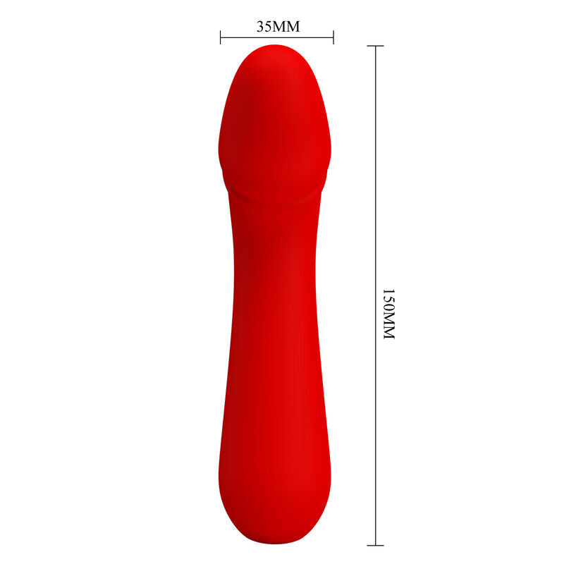 PRETTY LOVE - VIBRATEUR RECHARGEABLE CETUS ROUGE PRETTY LOVE SMART