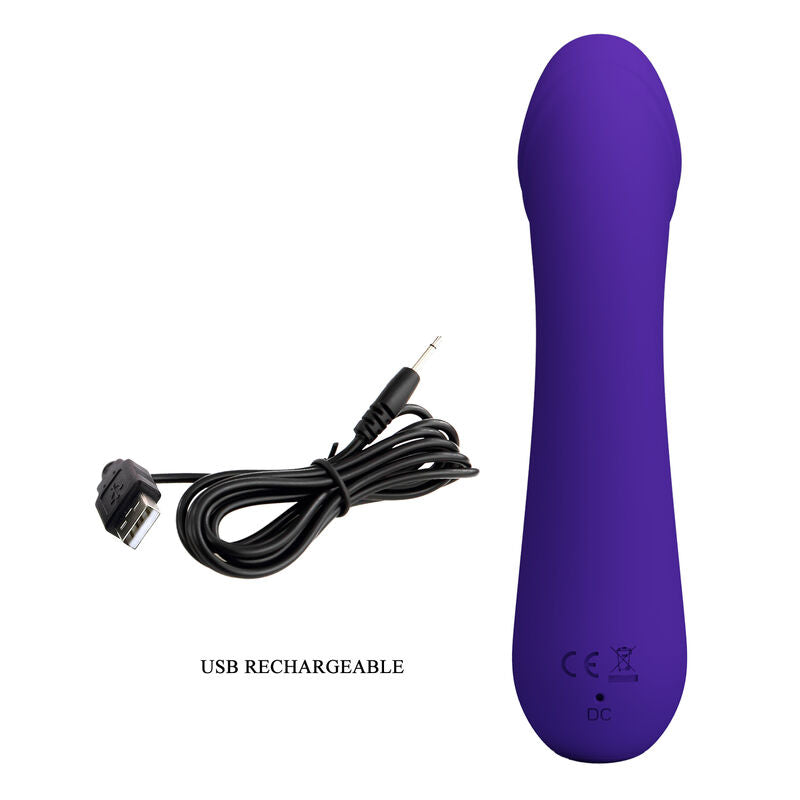 PRETTY LOVE - VIBRATEUR RECHARGEABLE CETUS VIOLET PRETTY LOVE SMART