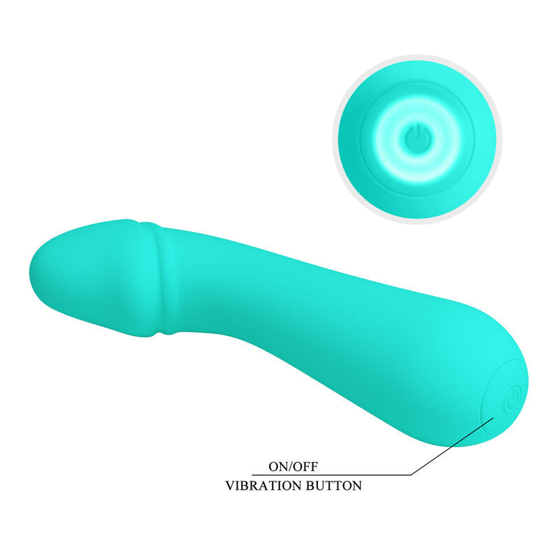 PRETTY LOVE - VIBRATEUR RECHARGEABLE CETUS VERT AQUA PRETTY LOVE SMART