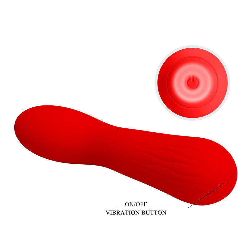 PRETTY LOVE - VIBRATEUR RECHARGEABLE FAUN ROUGE PRETTY LOVE SMART
