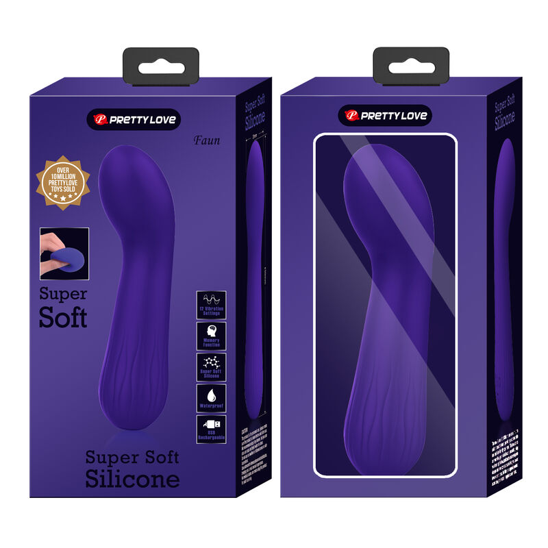 PRETTY LOVE - VIBRATEUR RECHARGEABLE FAUN VIOLET PRETTY LOVE SMART