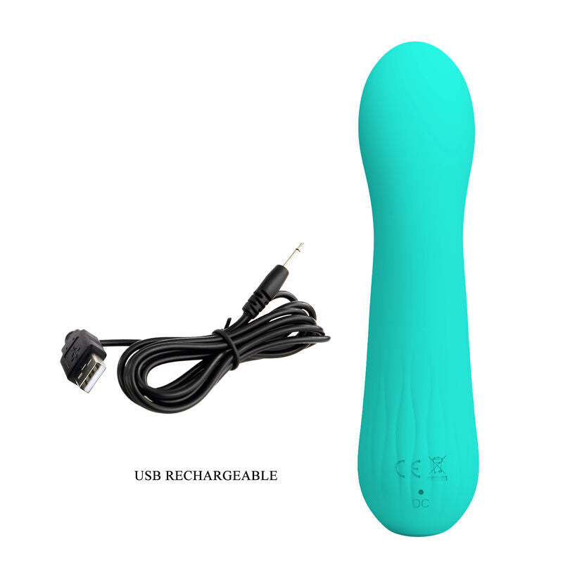 PRETTY LOVE - VIBRATEUR RECHARGEABLE FAUN VERT AQUA PRETTY LOVE SMART