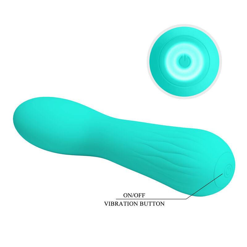 PRETTY LOVE - VIBRATEUR RECHARGEABLE FAUN VERT AQUA PRETTY LOVE SMART