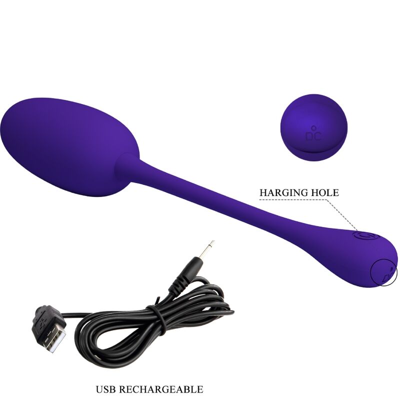 PRETTY LOVE - OEUF VIBRANT RECHARGEABLE KNUCKER VIOLET PRETTY LOVE FLIRTATION