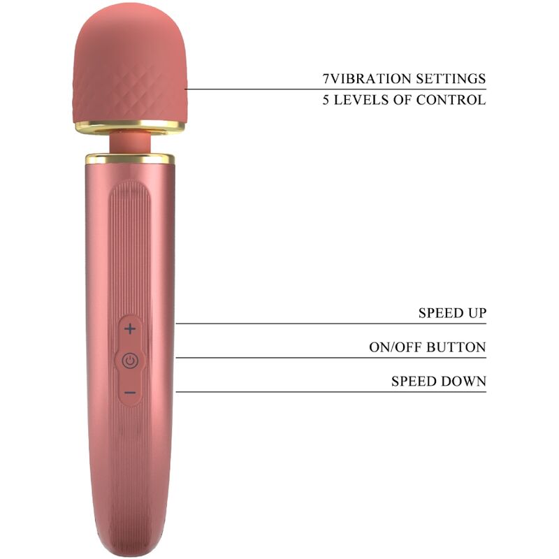 PRETTY LOVE - MASSEUR 7 MODES DE VIBRATION ROSE PRETTY LOVE SMART