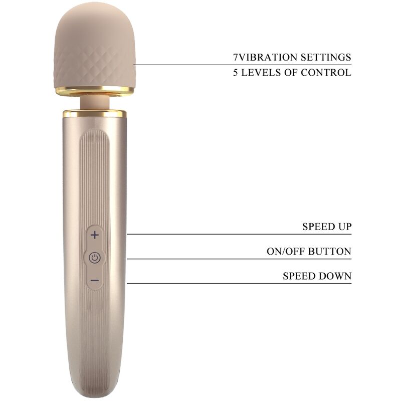 PRETTY LOVE - MASSEUR 7 MODES DE VIBRATION CHAMPAGNE PRETTY LOVE SMART