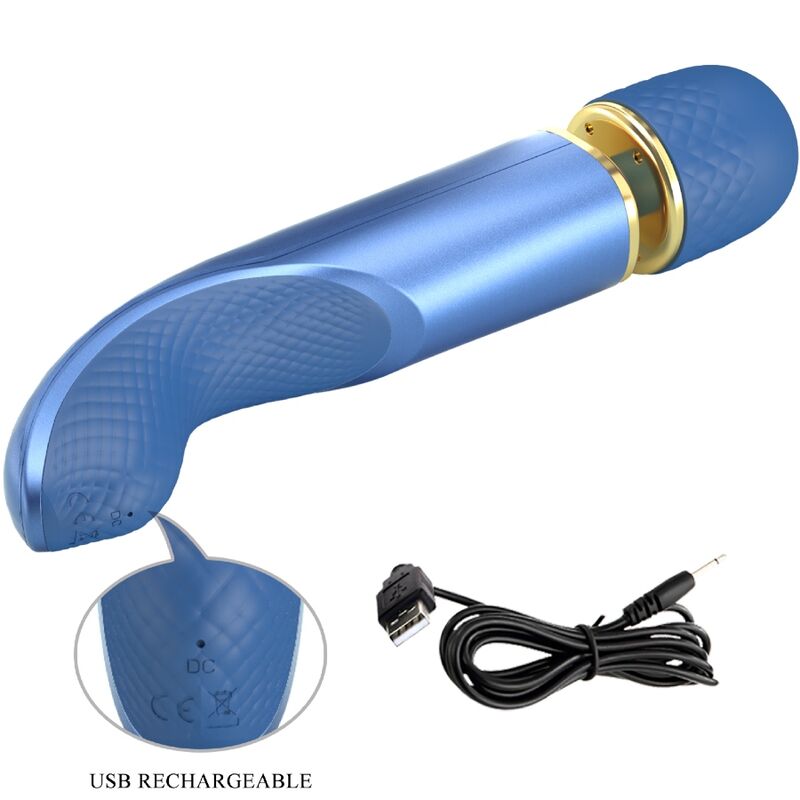 PRETTY LOVE - MASSEUR 7 MODES DE VIBRATION BLEU PRETTY LOVE SMART