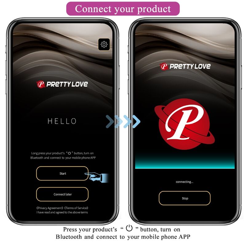 PRETTY LOVE - TÉLÉCOMMANDE JAYLEEN VIBRATOR APP VIOLET PRETTY LOVE LED