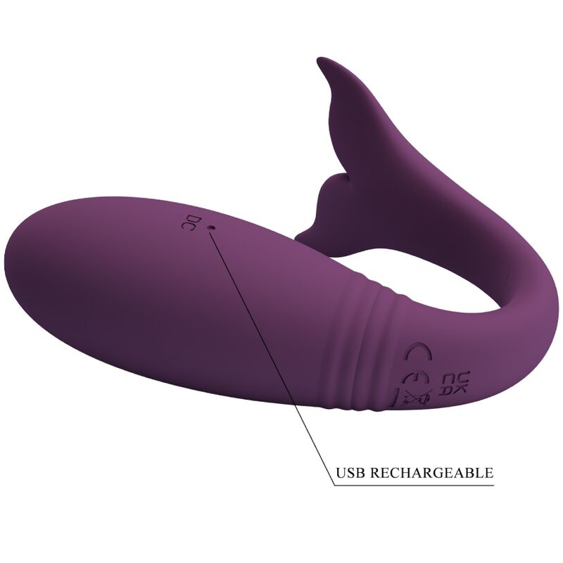PRETTY LOVE - TÉLÉCOMMANDE JAYLEEN VIBRATOR APP VIOLET PRETTY LOVE LED
