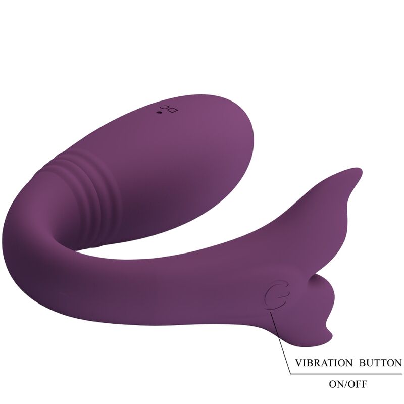 PRETTY LOVE - TÉLÉCOMMANDE JAYLEEN VIBRATOR APP VIOLET PRETTY LOVE LED