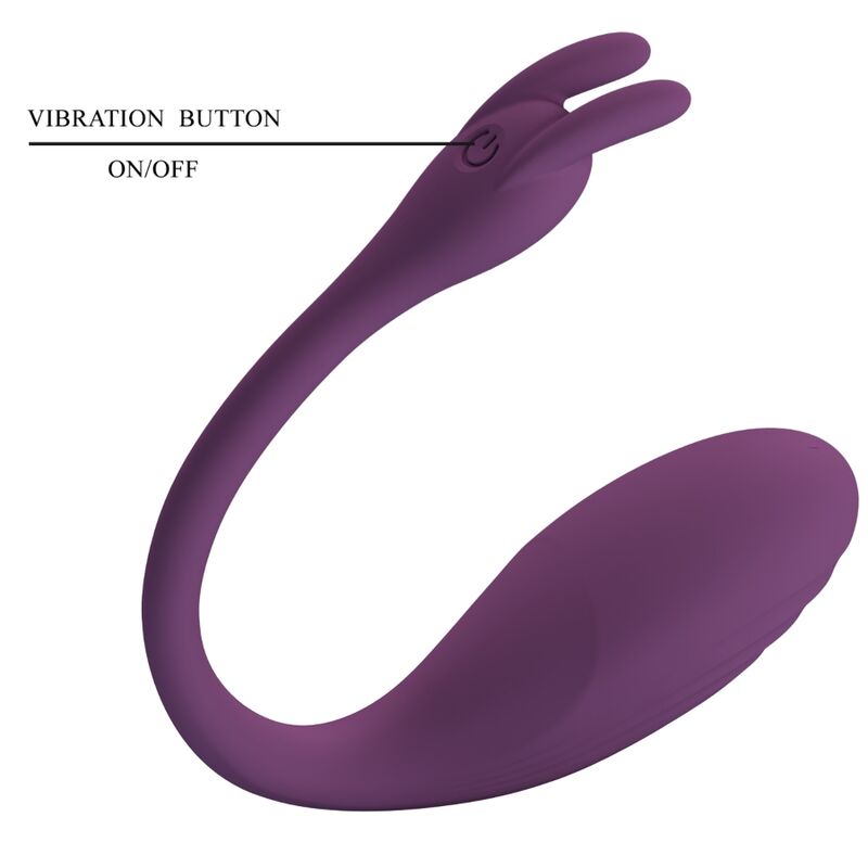 PRETTY LOVE - TÉLÉCOMMANDE CATALINA VIBRATOR APP VIOLET PRETTY LOVE LED