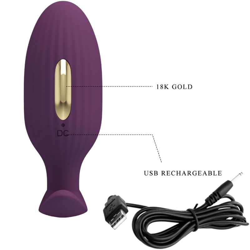 PRETTY LOVE - PLUG ANAL CONTRÔLÉ PAR APPLICATION JEFFERSON VIOLET PRETTY LOVE BOTTOM