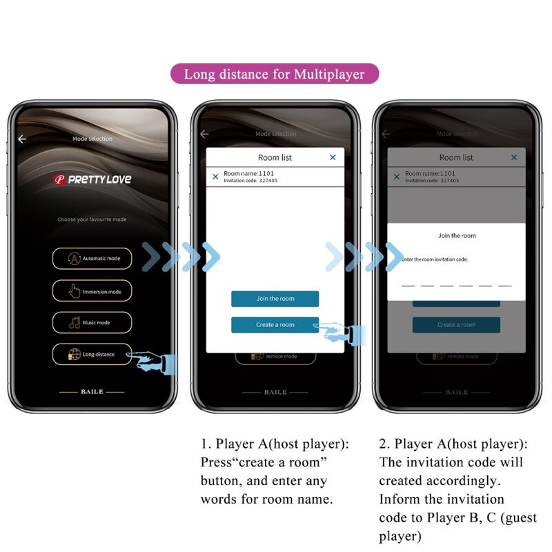 PRETTY LOVE - PLUG ANAL CONTRÔLÉ PAR APPLICATION JEFFERSON VIOLET PRETTY LOVE BOTTOM