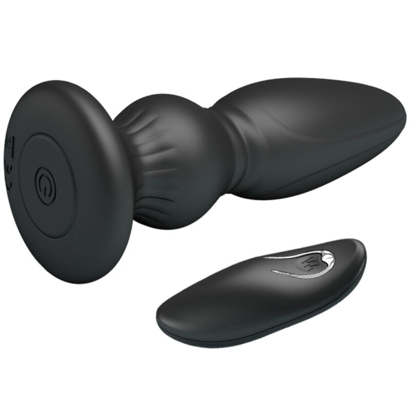 MR PLAY - PUISSANT VIBRATEUR TÉLÉCOMMANDE PLUG ANAL NOIR MR PLAY