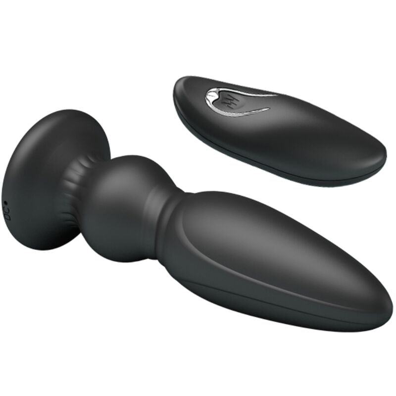 MR PLAY - PUISSANT VIBRATEUR TÉLÉCOMMANDE PLUG ANAL NOIR MR PLAY