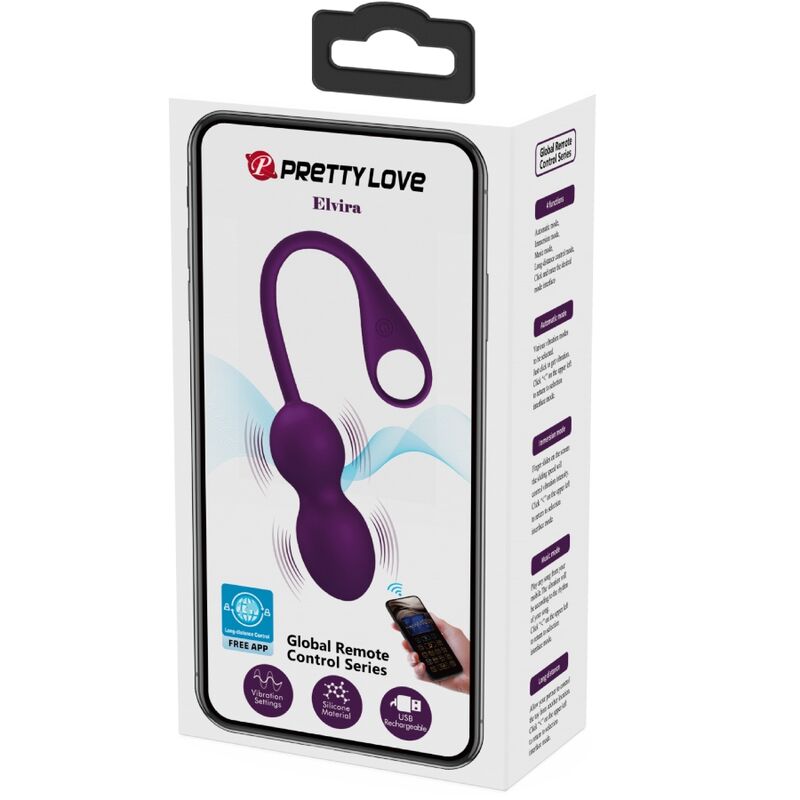 PRETTY LOVE - ELVIRA KEGEL BALLS APP TÉLÉCOMMANDE VIOLET PRETTY LOVE