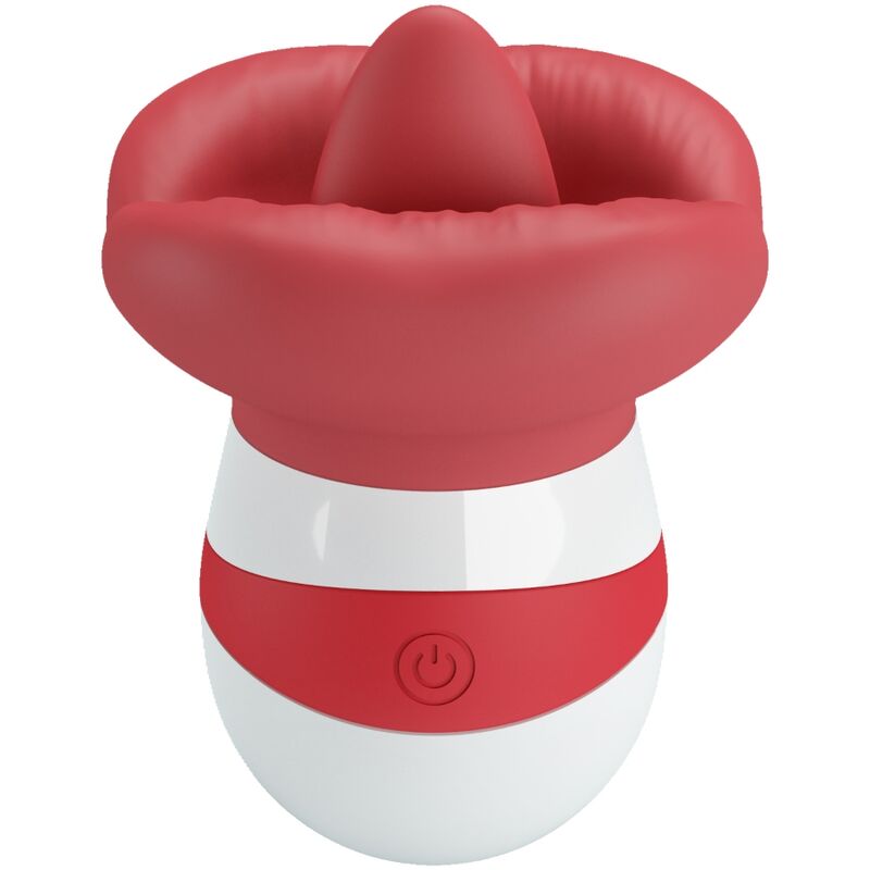 PRETTY LOVE - MINA STIMULATEUR DE LANGUE ROUGE CLAIR PRETTY LOVE FLIRTATION