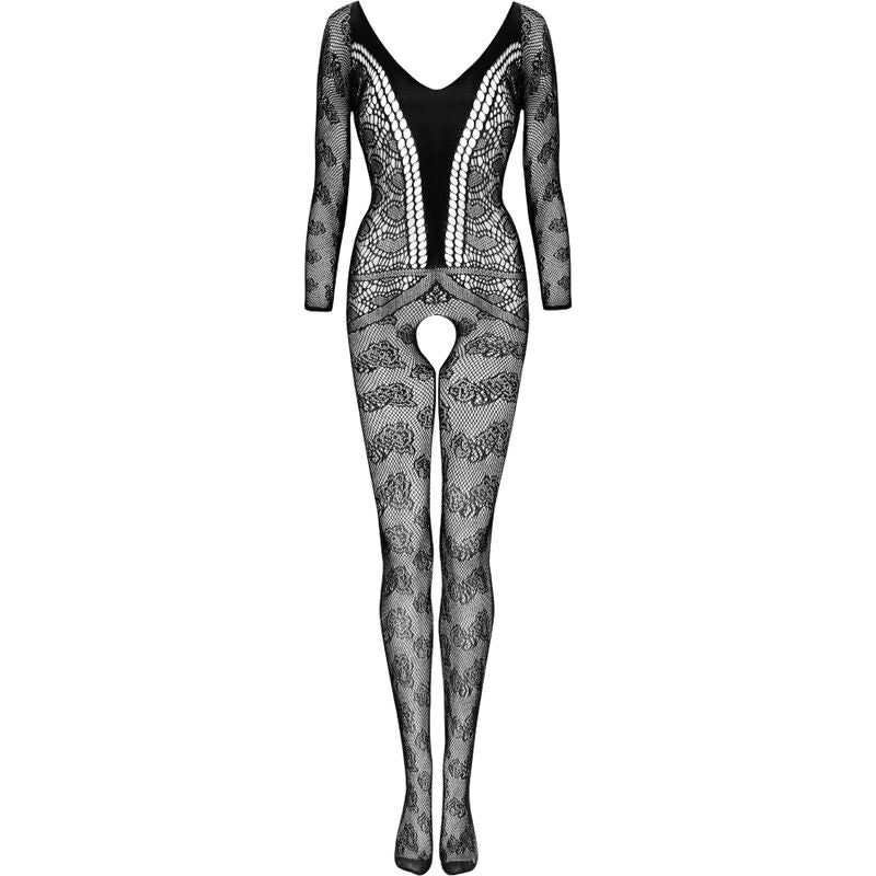 LIVCO CORSETTI FASHION - CORDILL LC 17358 BODYSTOCKING CROCHLESS NOIR TAILLE UNIQUE LIVCO CORSETTI BODYSTOCKINGS