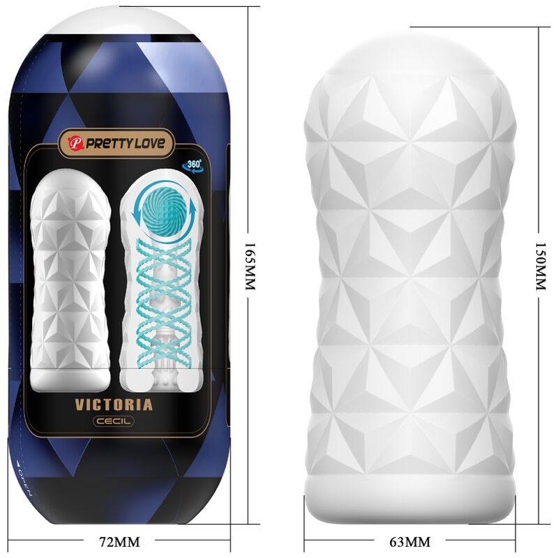 PRETTY LOVE - MASTURBATEUR VICTORIA CECIL BLANC PRETTY LOVE MALE