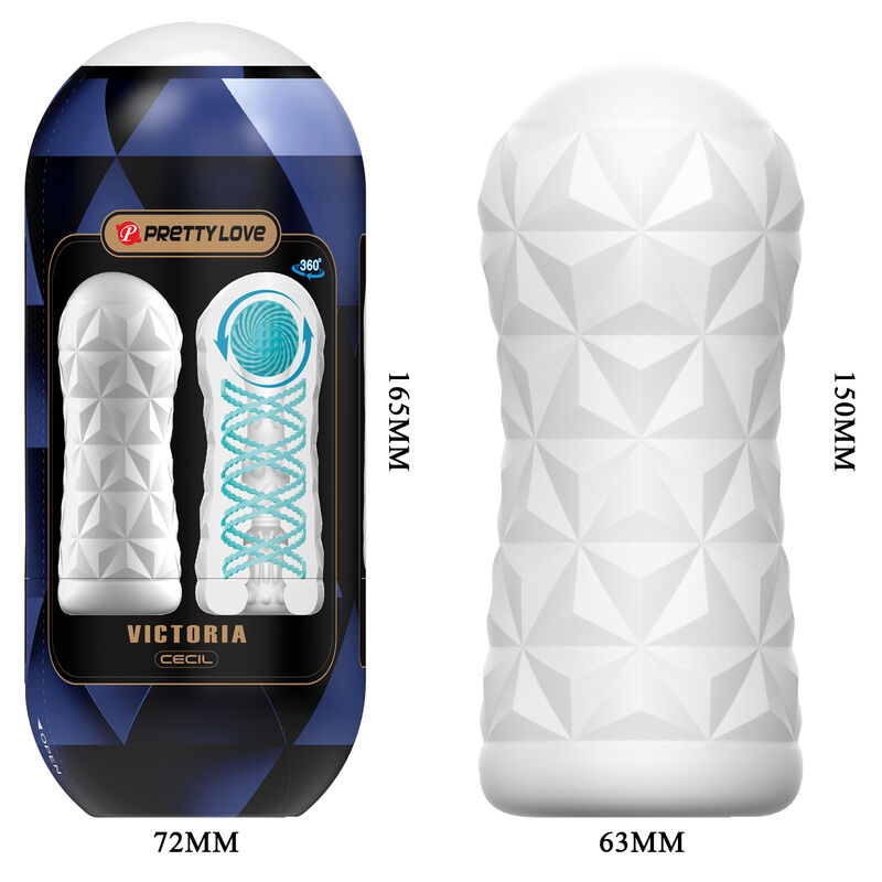 PRETTY LOVE - MASTURBATEUR VICTORIA 15 PIÈCES PRETTY LOVE MALE