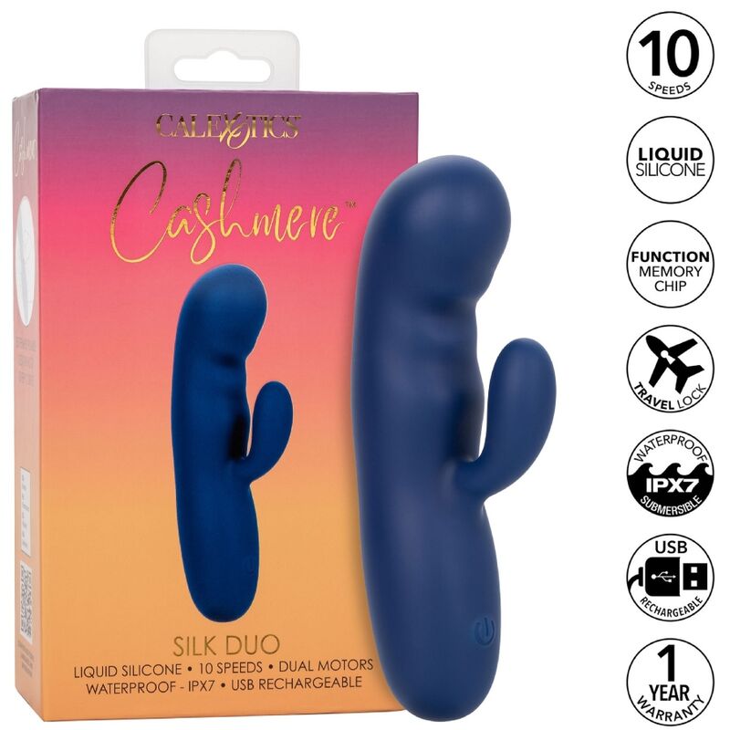 CALEXOTICS - CASHMERE DUO SOIE BLEU CALEXOTICS
