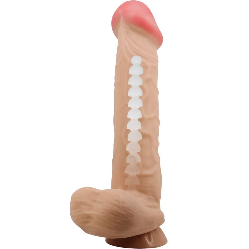 PRETTY LOVE - SÉRIE SLIDING SKIN GODE RÉALISTE AVEC VENTOUSE SLIDING SKIN FLESH 26 CM PRETTY LOVE HIGH GRADE