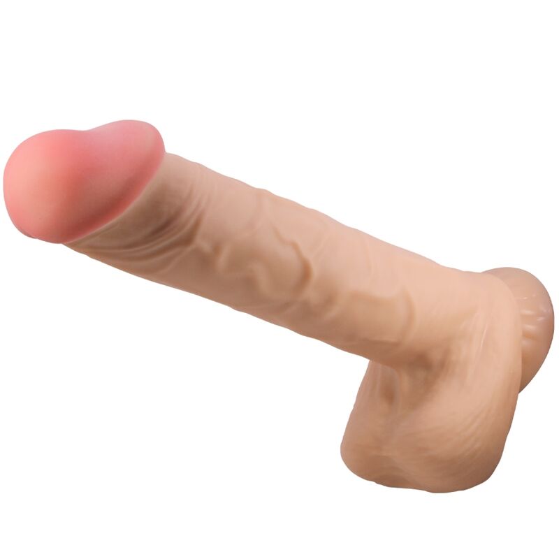 PRETTY LOVE - SÉRIE SLIDING SKIN GODE RÉALISTE AVEC VENTOUSE SLIDING SKIN FLESH 26 CM PRETTY LOVE HIGH GRADE