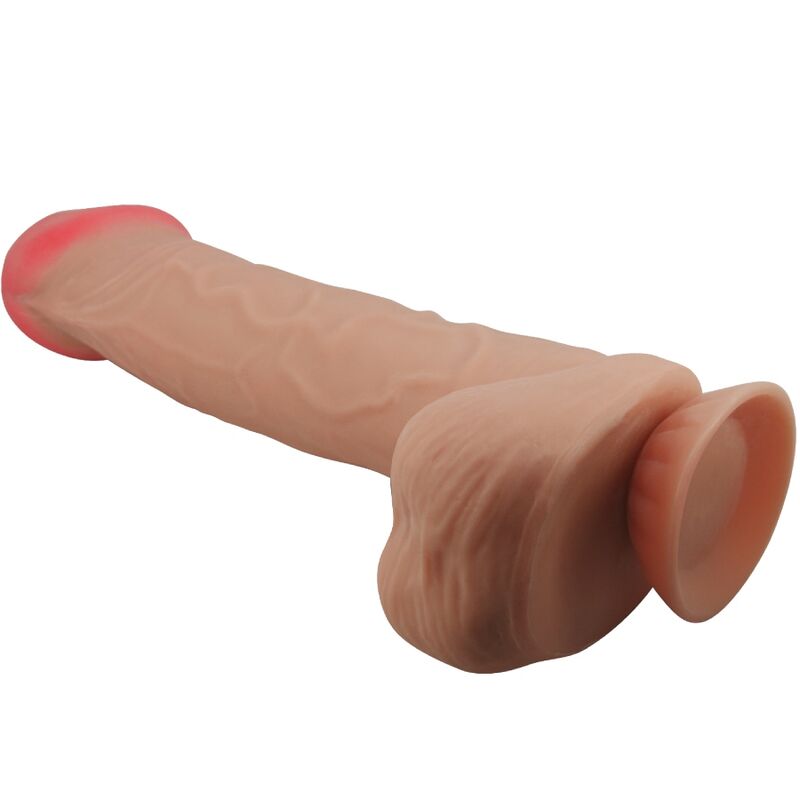 PRETTY LOVE - SÉRIE SLIDING SKIN GODE RÉALISTE AVEC VENTOUSE SLIDING SKIN FLESH 26 CM PRETTY LOVE HIGH GRADE