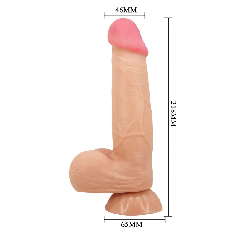 PRETTY LOVE - SÉRIE SLIDING SKIN GODE RÉALISTE AVEC VENTOUSE SLIDING SKIN 21,8 CM PRETTY LOVE HIGH GRADE