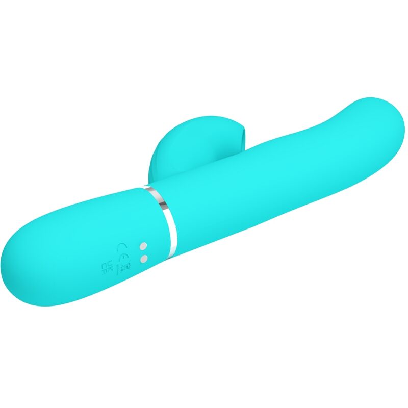 PRETTY LOVE - PERLITA VIBRATEUR MULTIFONCTION 3 EN 1 POINT G VERT AQUA PRETTY LOVE FLIRTATION