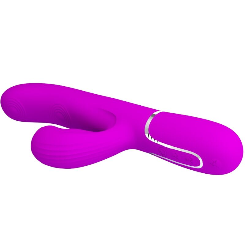 PRETTY LOVE - VIBRATEUR POINT G MULTIFONCTION 3 EN 1 PERLITA VIOLET PRETTY LOVE FLIRTATION