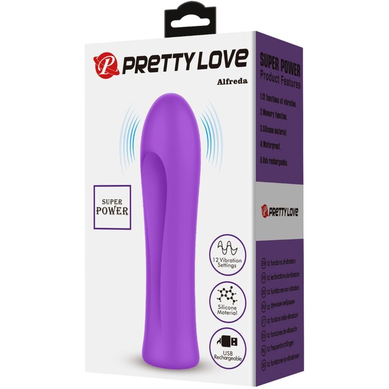 PRETTY LOVE - ALFREDA VIBRATEUR SUPER PUISSANT AQUA VIOLET PRETTY LOVE FLIRTATION