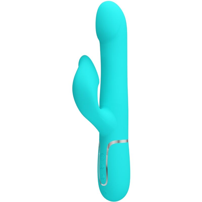 PRETTY LOVE - PERLES VIBRATEUR LAPIN VERT AQUA PRETTY LOVE FLIRTATION