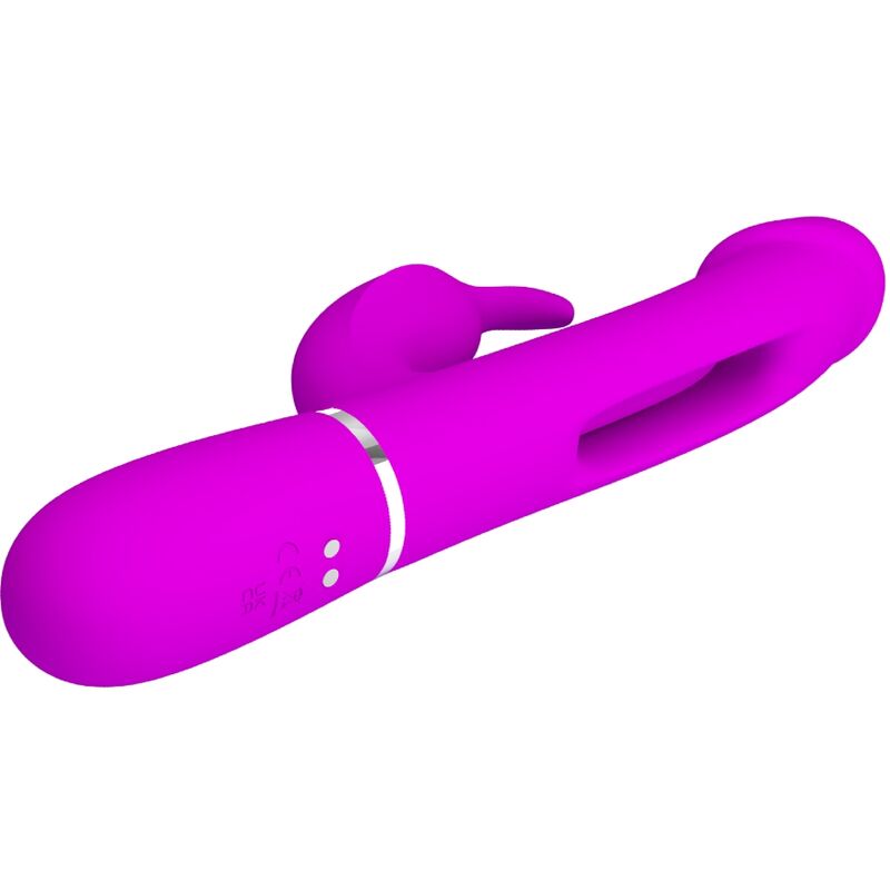 PRETTY LOVE - VIBRATEUR DEJON RABBIT 3 EN 1 MULTIFONCTION  FUCSIA PRETTY LOVE FLIRTATION