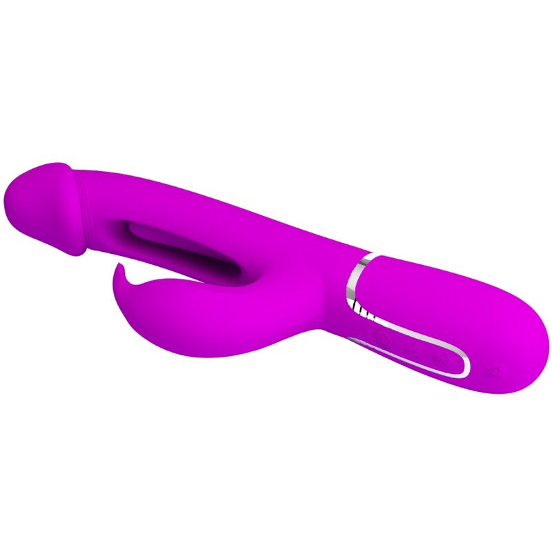 PRETTY LOVE - VIBRATEUR DEJON RABBIT 3 EN 1 MULTIFONCTION  FUCSIA PRETTY LOVE FLIRTATION