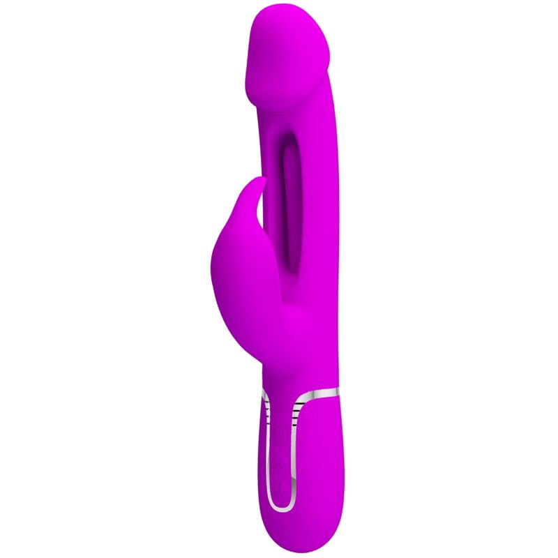 PRETTY LOVE - VIBRATEUR DEJON RABBIT 3 EN 1 MULTIFONCTION  FUCSIA PRETTY LOVE FLIRTATION