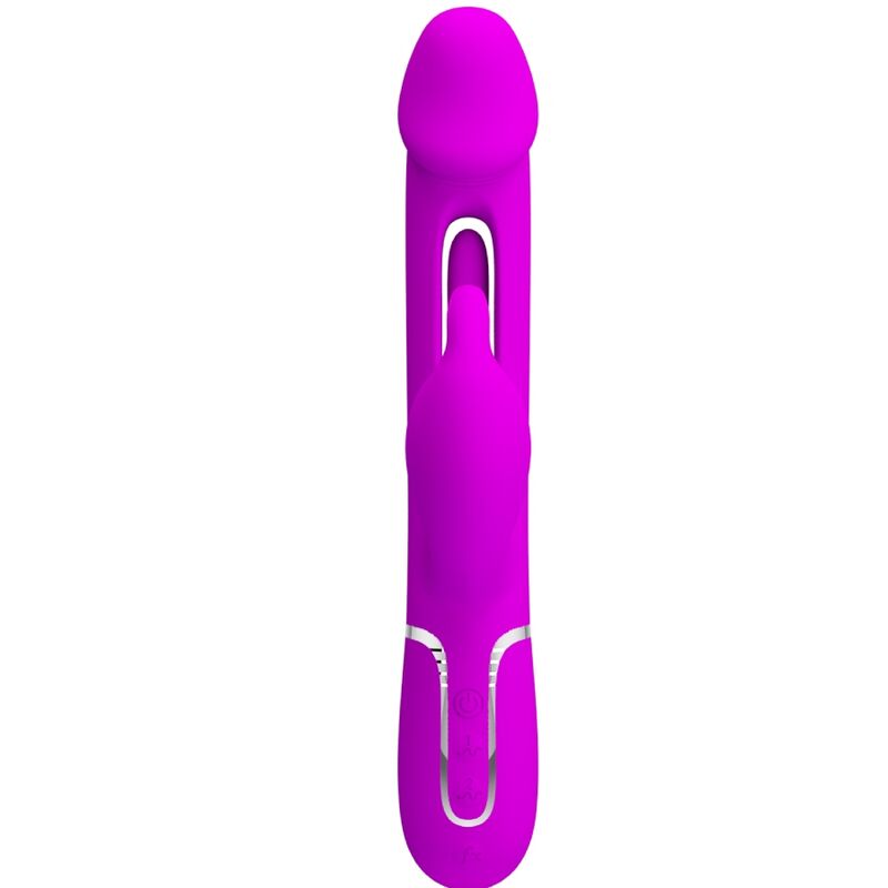 PRETTY LOVE - VIBRATEUR DEJON RABBIT 3 EN 1 MULTIFONCTION  FUCSIA PRETTY LOVE FLIRTATION