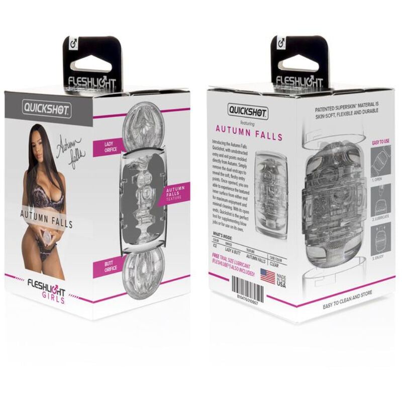 FLESHLIGHT - MASTURBATEUR DOUBLE QUICKSHOT AUTOMNE FALLS FLESHLIGHT ORIGIN