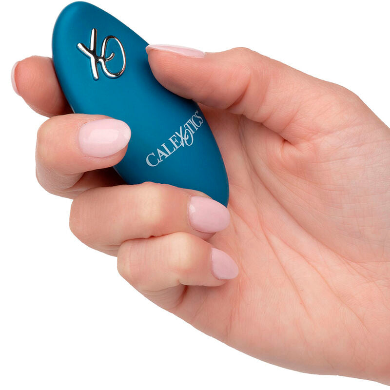 CALEXOTICS - RIDER MASSAGER DOUBLE MOTEUR TÉLÉCOMMANDE BLEU CALEXOTICS