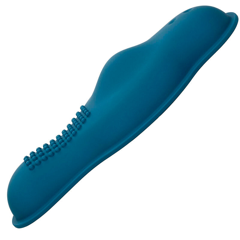 CALEXOTICS - RIDER MASSAGER DOUBLE MOTEUR TÉLÉCOMMANDE BLEU CALEXOTICS