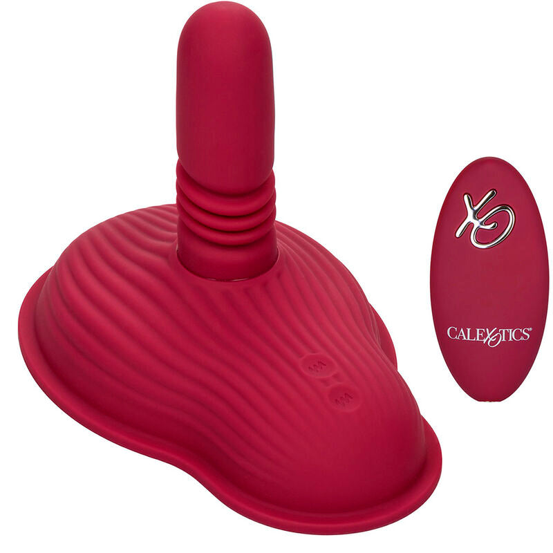 CALEXOTICS - RIDER MASSAGER DOUBLE MOTEUR TÉLÉCOMMANDE ROUGE CALEXOTICS