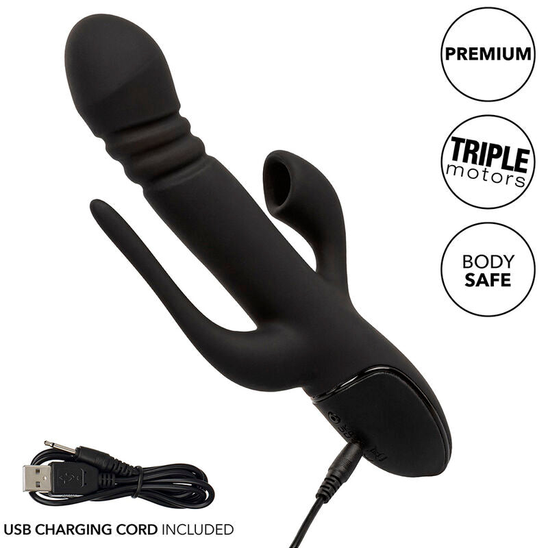 CALEXOTICS - VIBRATEUR TRIPLE EUPHORIA NOIR CALEXOTICS