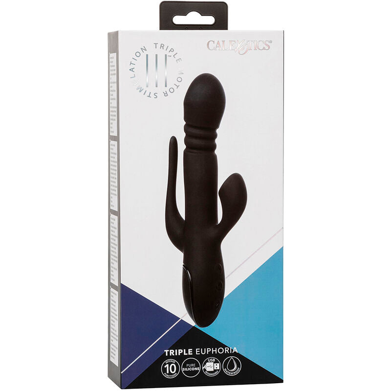 CALEXOTICS - VIBRATEUR TRIPLE EUPHORIA NOIR CALEXOTICS