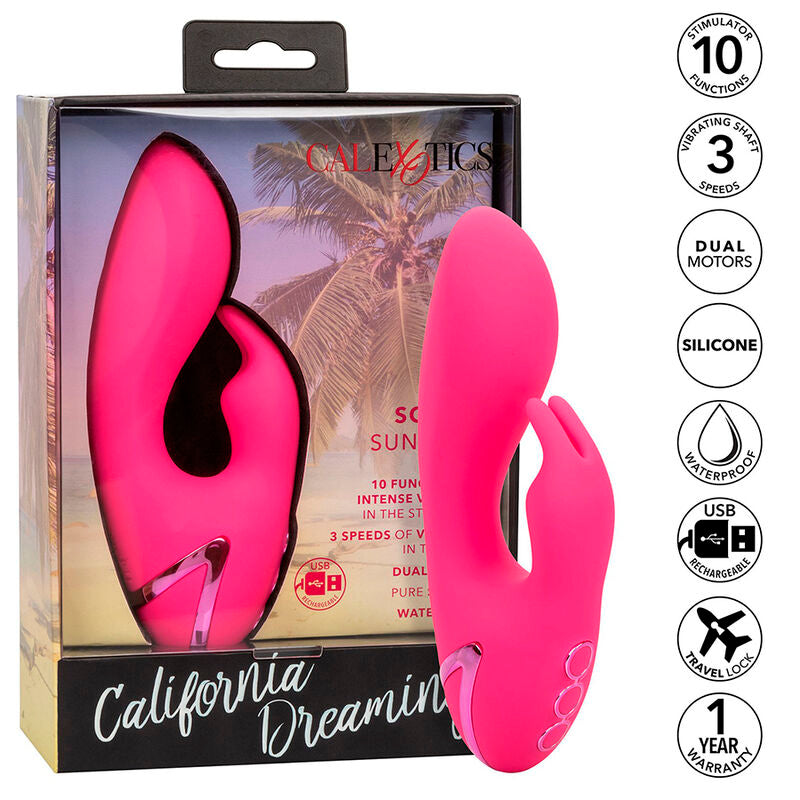CALEXOTICS - DONC. VIBRATEUR CAL SUNSHINE RABBIT FUCHSIA PAR CALIFORNIA DREAMING CALEXOTICS