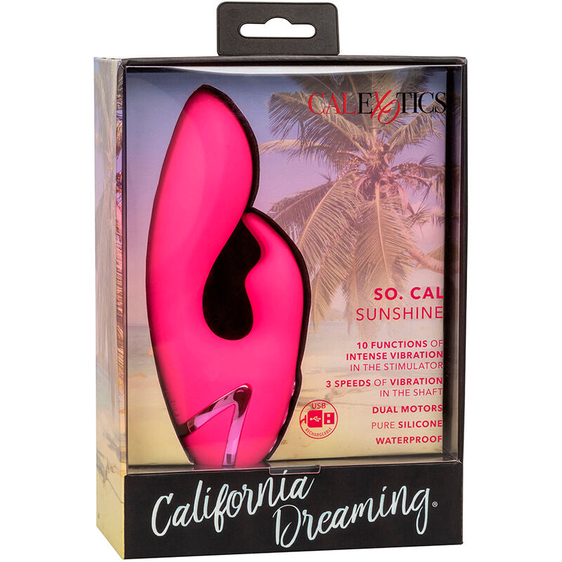 CALEXOTICS - DONC. VIBRATEUR CAL SUNSHINE RABBIT FUCHSIA PAR CALIFORNIA DREAMING CALEXOTICS